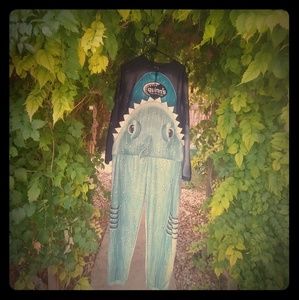 Briefly stated scuba shark pajama outfit